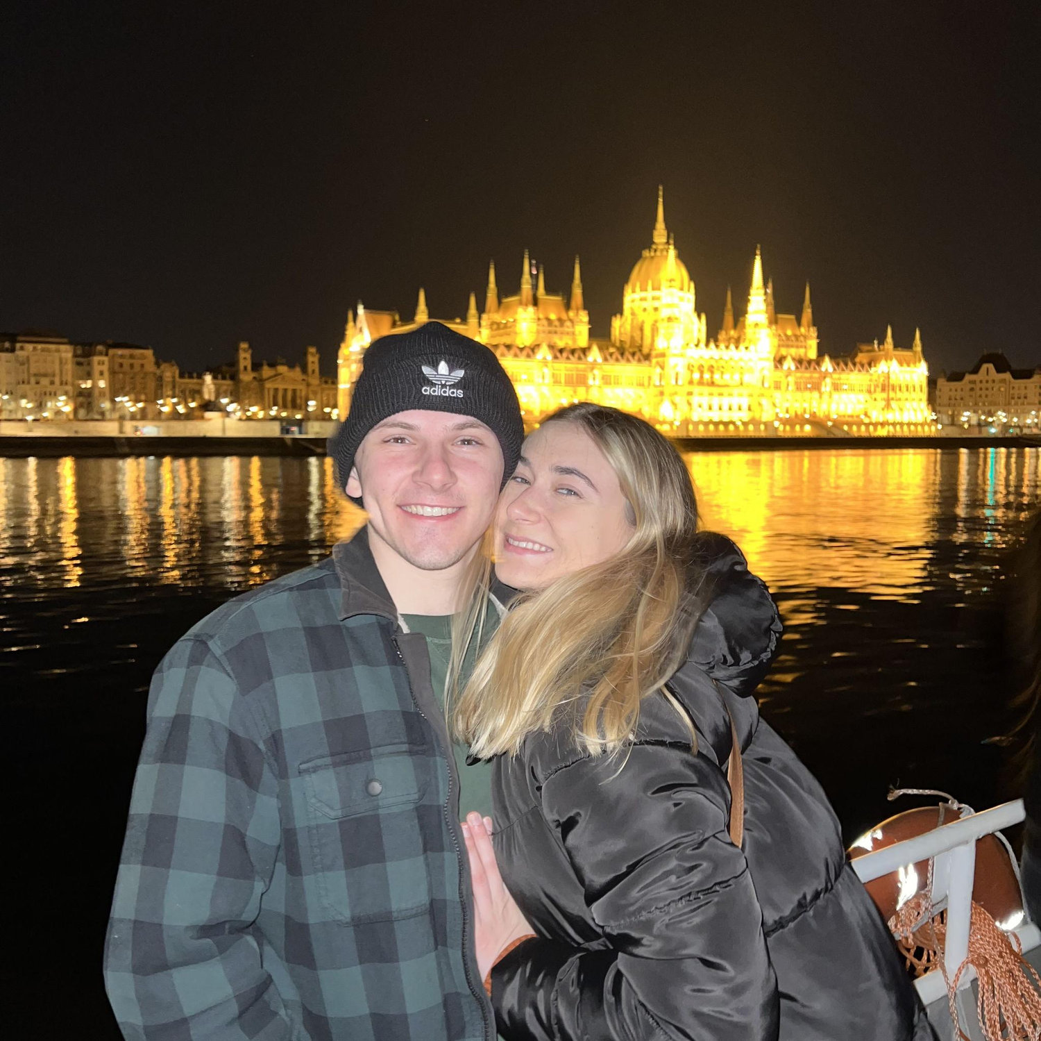 Erica and Pat in Budapest, Hungary in 2022