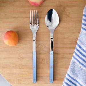 Sabre Bistrot Pearly, Light blue - Serving set