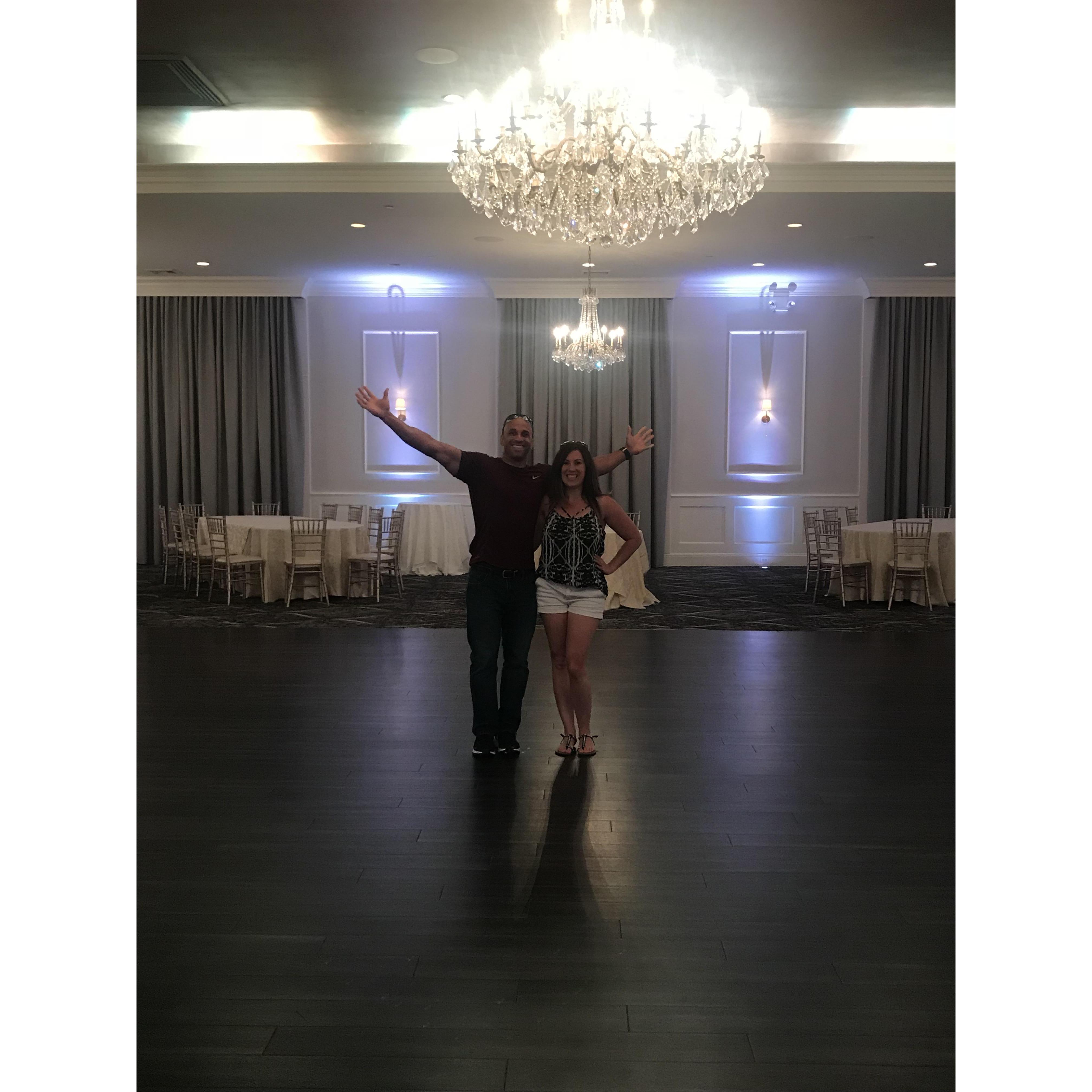 Signed the contract for the venue!