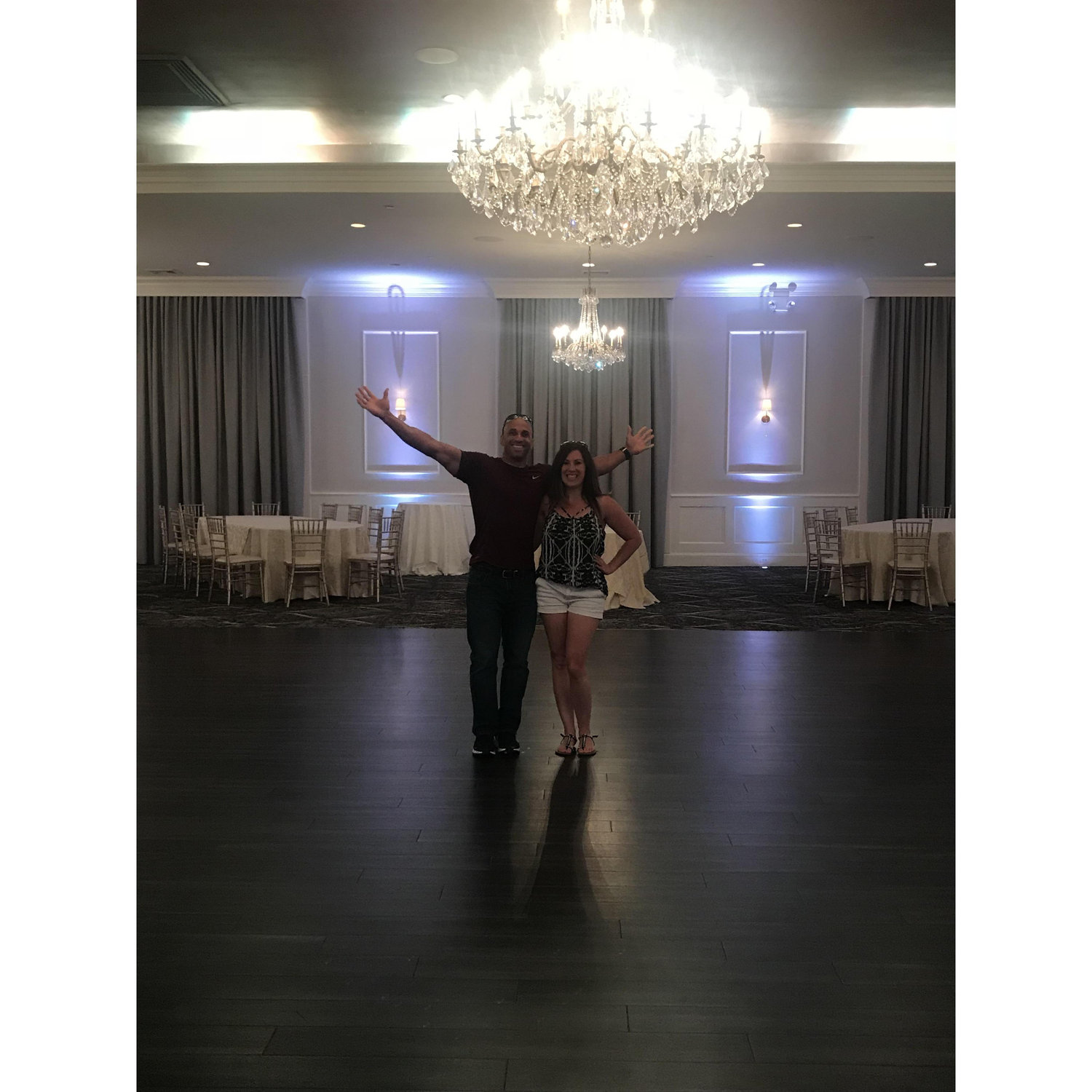 Signed the contract for the venue!