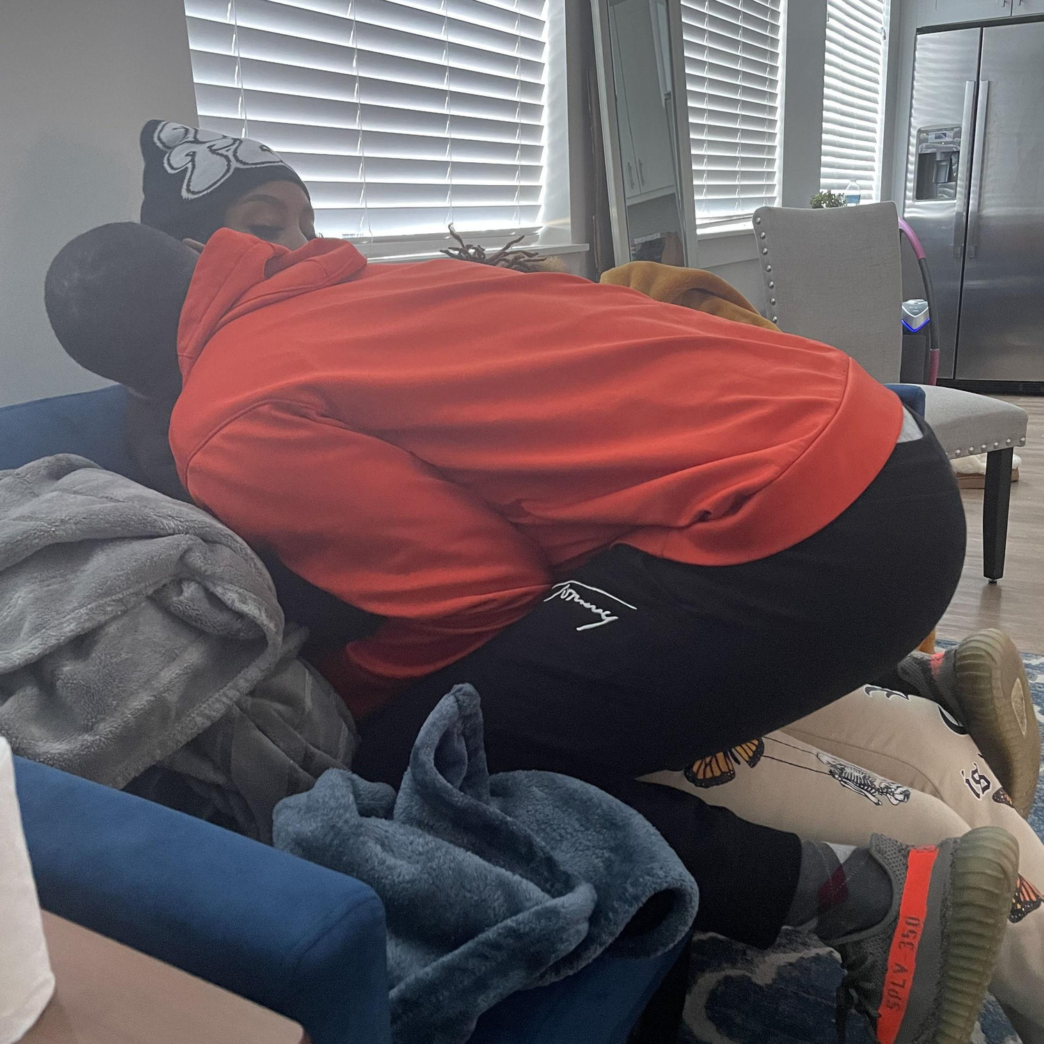 DeMarcus being the big kid that he is