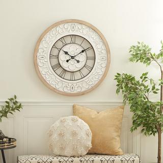 Circular Farmhouse Wall Clock