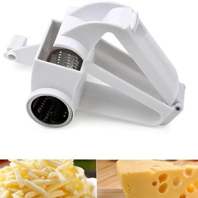 Cheese Grater, Cheese Grater with Handle, Parmesan Cheese Grater, Handheld Rotary Cheese Grater, Cheese Grater for Hard Cheese, Chocolate, Nuts