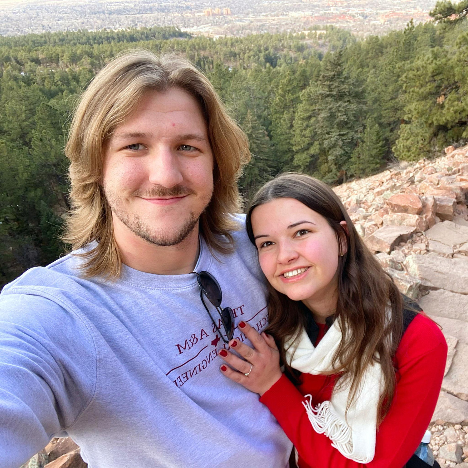 The one picture in 2022 in Colorado (one of our favorite places) where we accidentally tricked people into thinking we got engaged. Sorry!