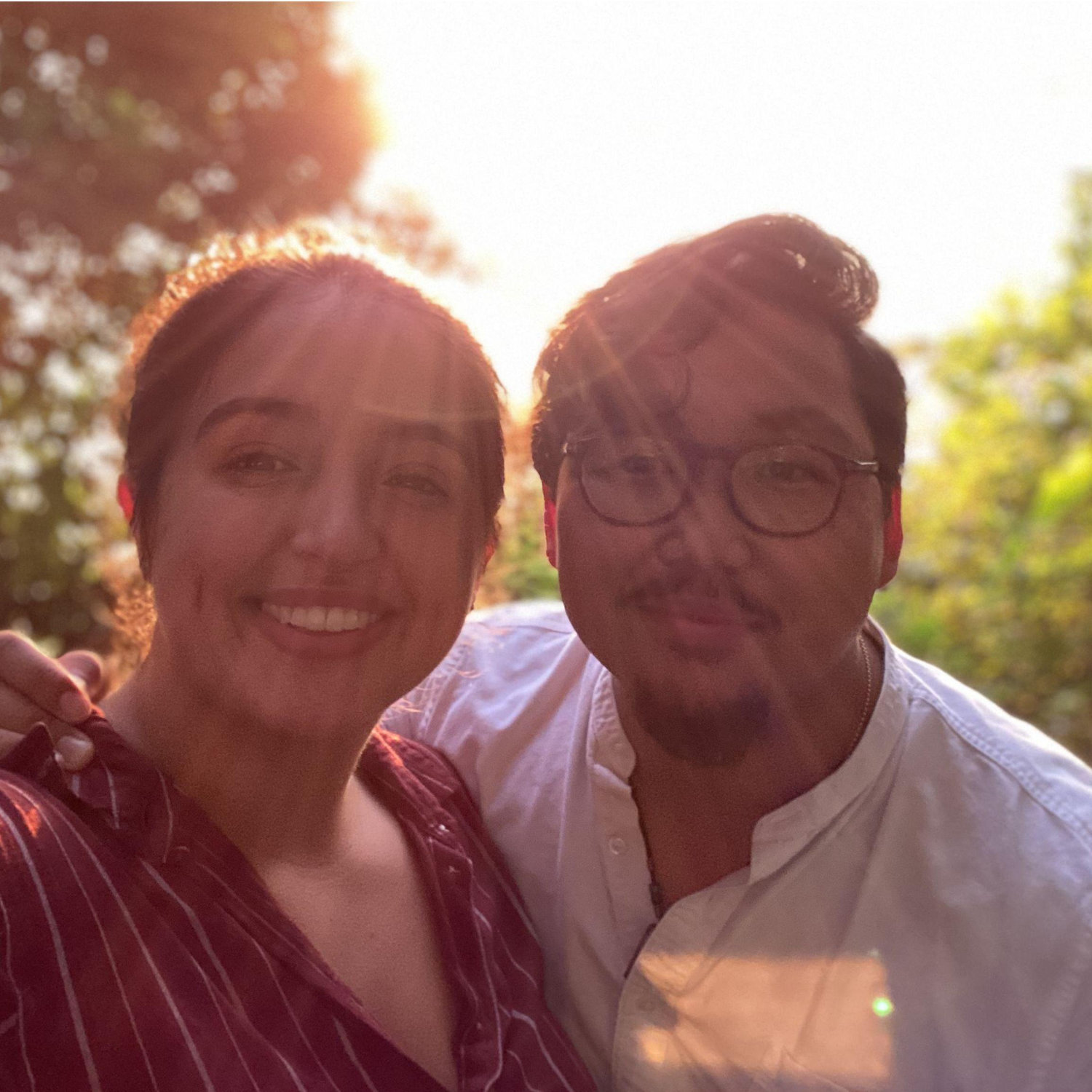 Our first date, Azalea Park, August 2021