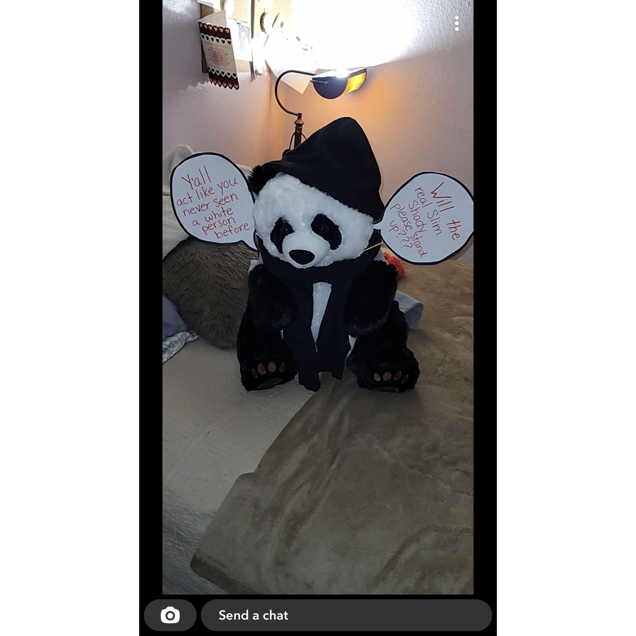 Valentine's Gift to Ben! Elena added Eminem quotes.