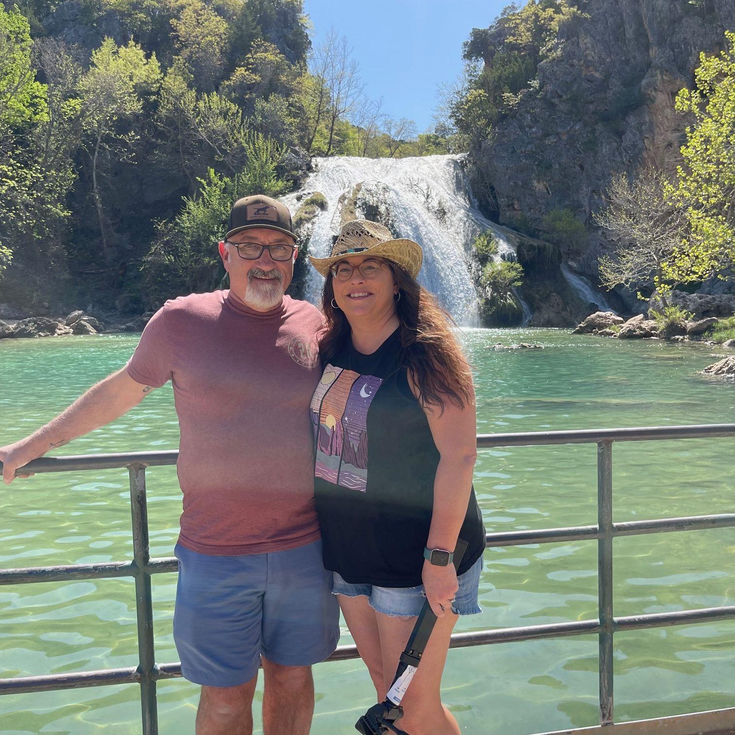 Beautiful stop on the way to visit family. Turner Falls, OK - April 2025