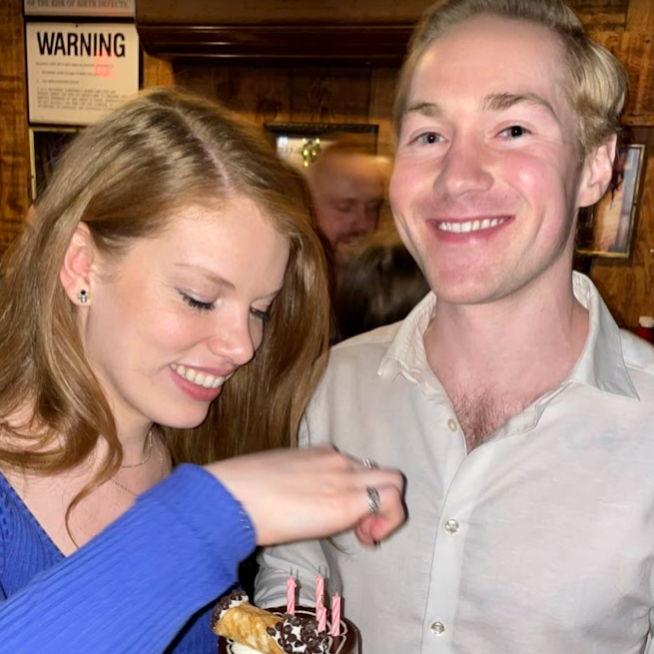 We celebrated David's 28th birthday with a surprise party at Dylan Murphy's, one of our favorite pubs.