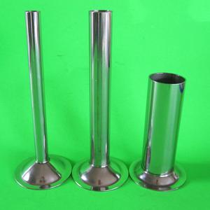 (3) Stuffing Tubes for CHEFS CHOICE meat grinder attachment. STAINLESS STEEL