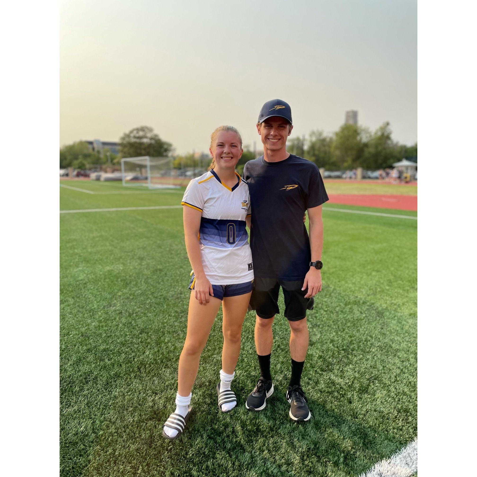 September 11th, 2021 - Nadia Toledo club Soccer.