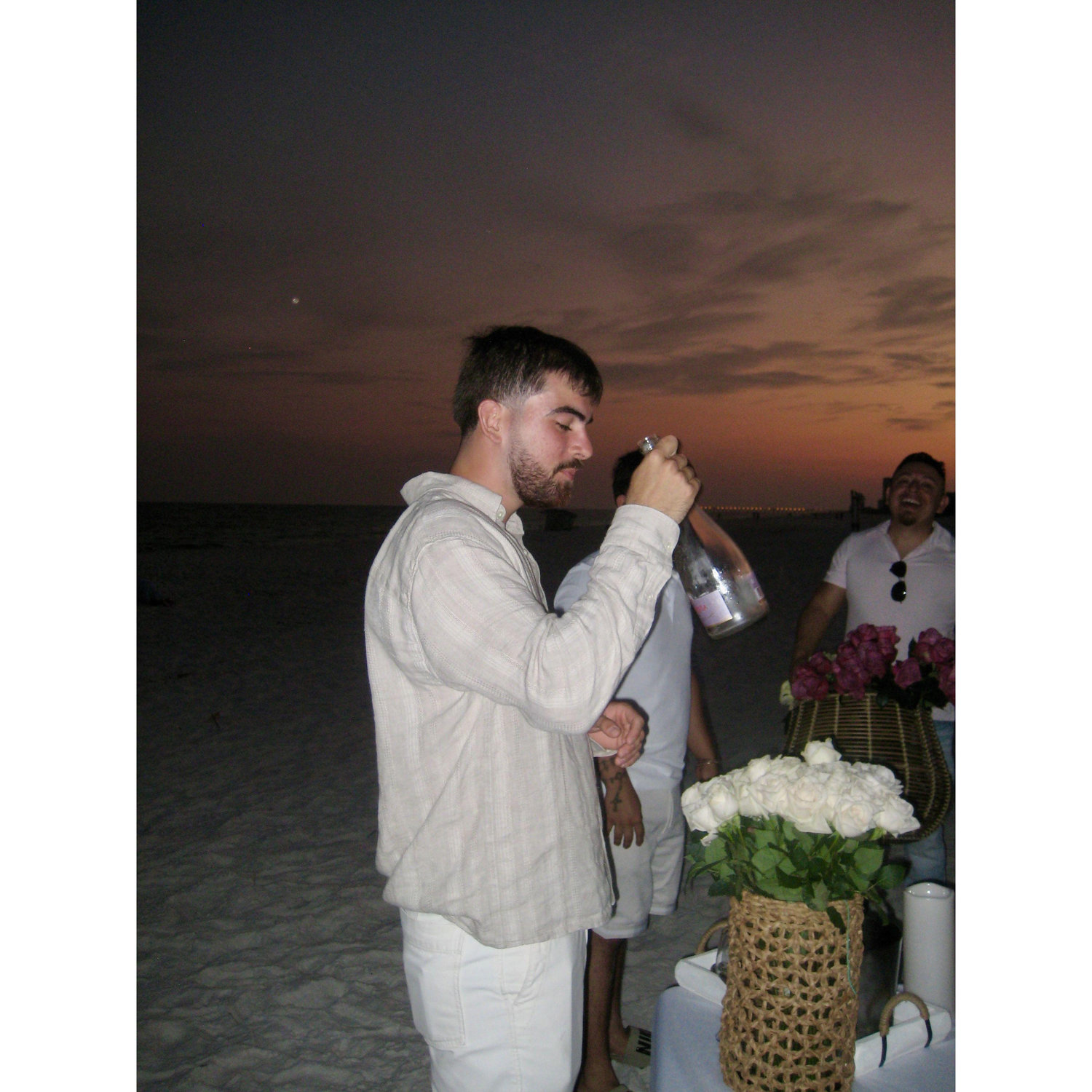Popping Champagne!