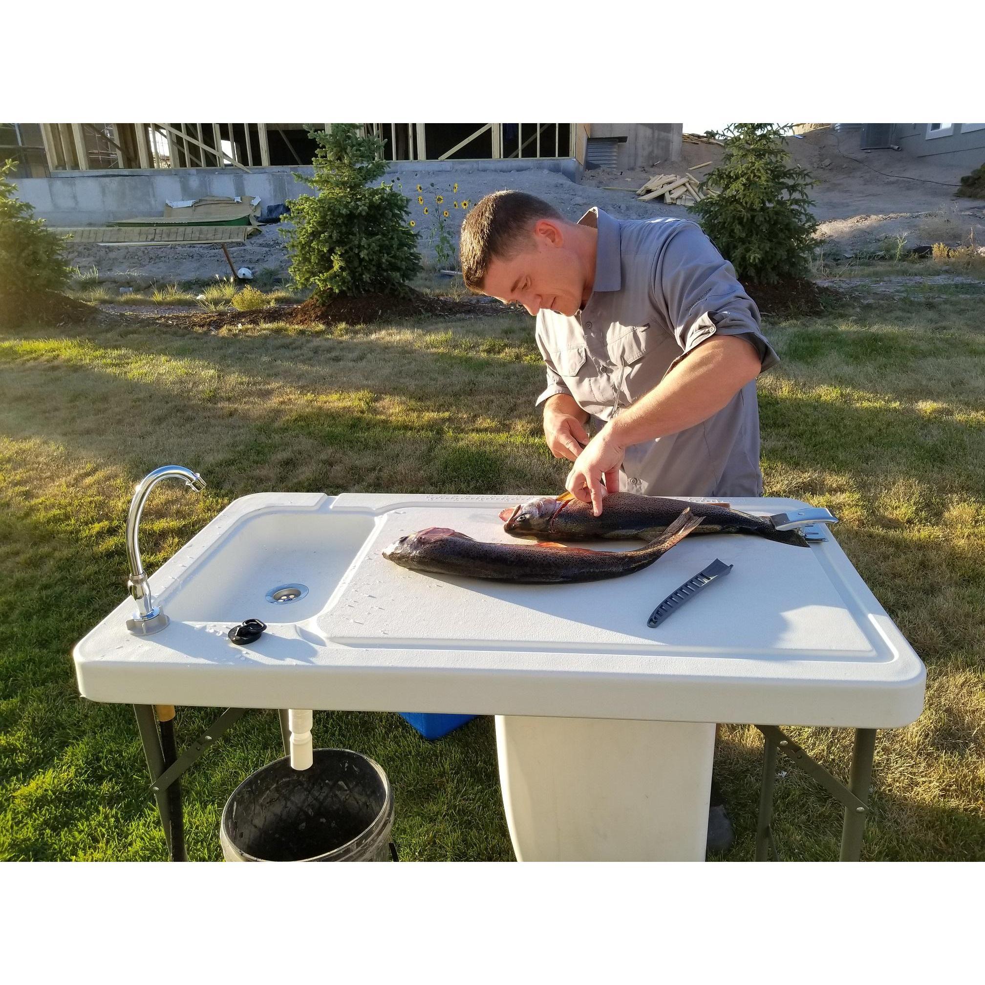 Just cleaning some fish to fry