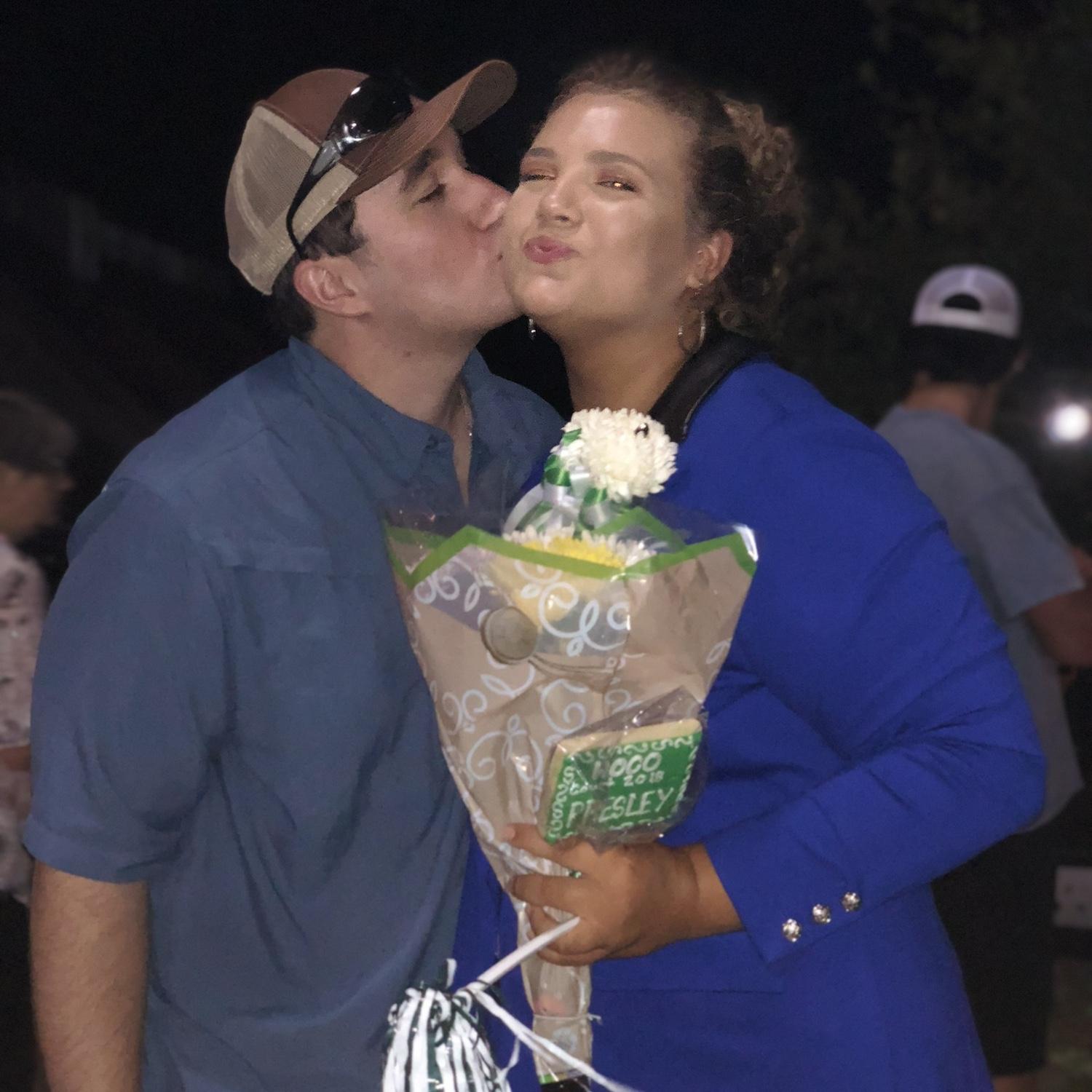 Presley’s homecoming court night🤍