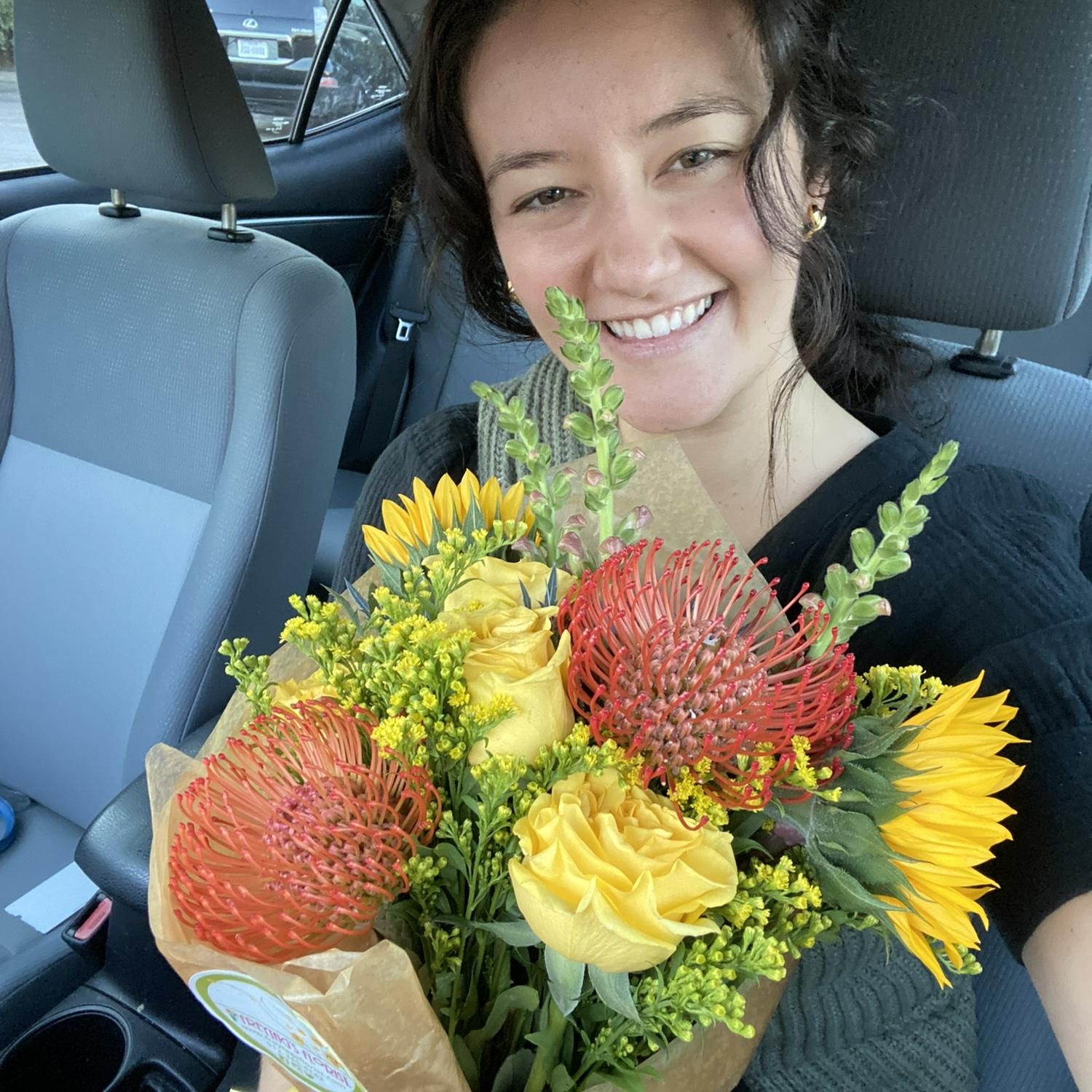 James orders me flowers about twice a month. Freytag's Florist in Austin, TX knows us very well! Thank you for my beautiful arrangements, James :)