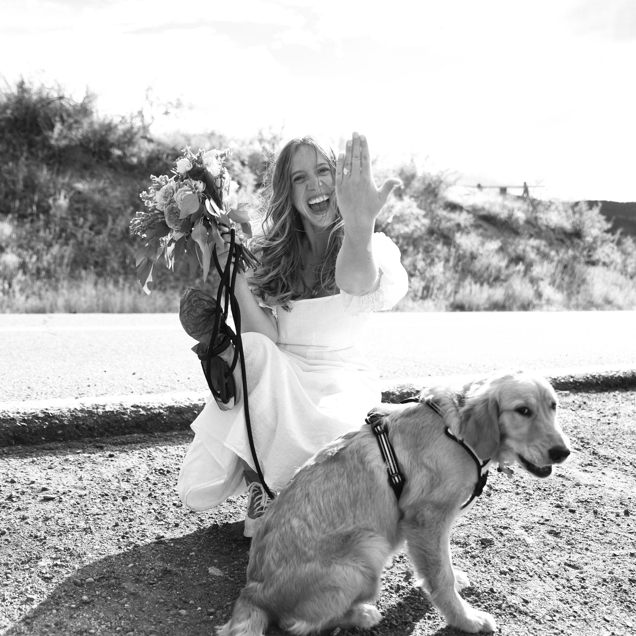 Just a girl and her dog