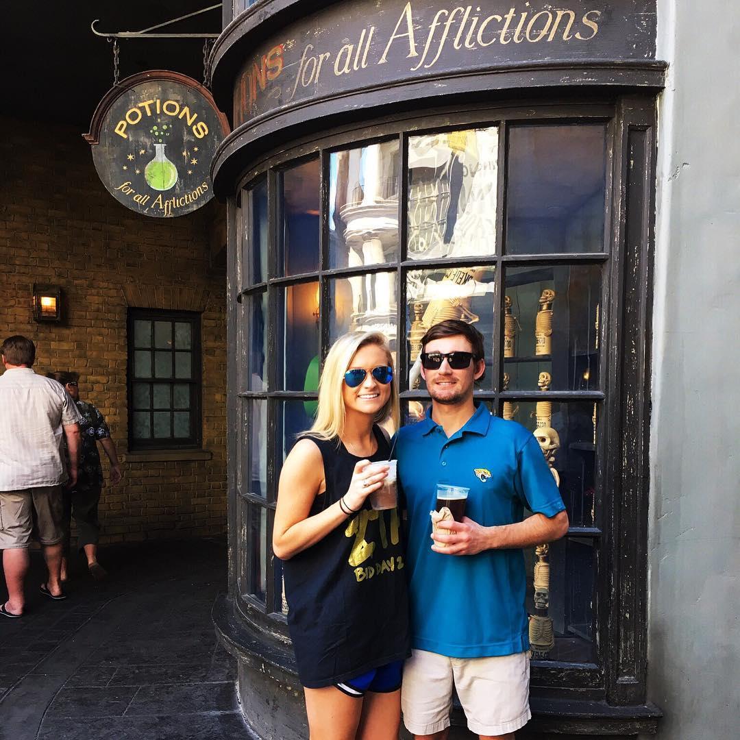 March 20, 2016, our first trip to hogwarts 