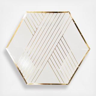 Blanc Small Plates 8-Pack, Set of 2