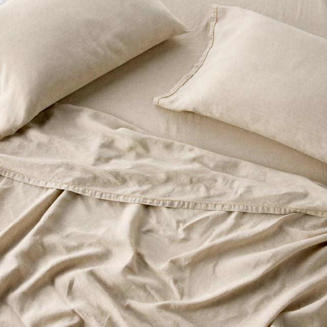 King 100% Linen Sheet Set Natural - Casaluna™
