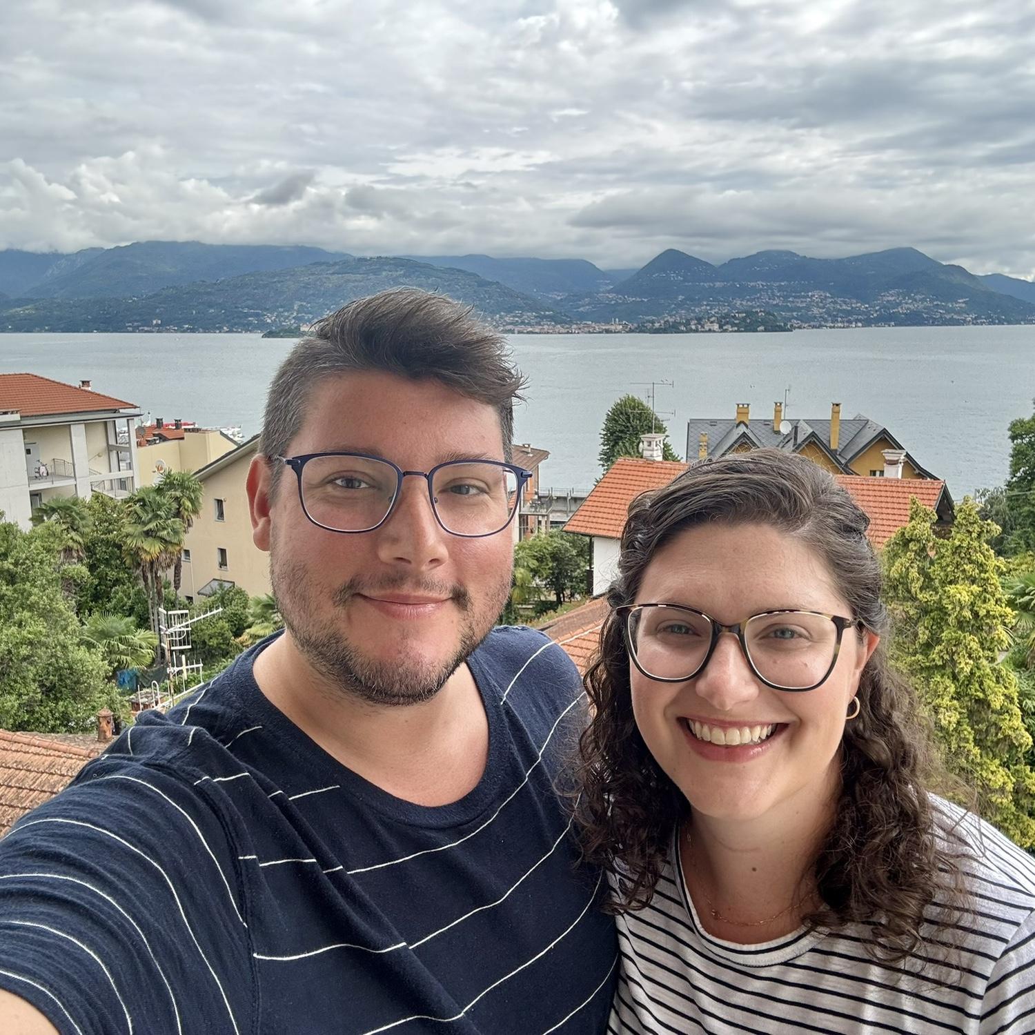 Taking it all in in Stresa, Italy on Lake Maggiore.