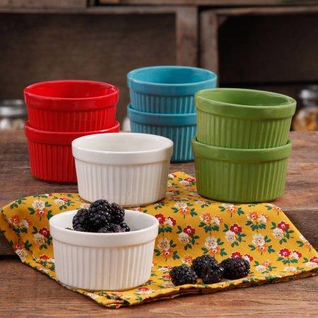 The Pioneer Woman Flea Market 9-Ounce Ramekin Set, 8-Piece