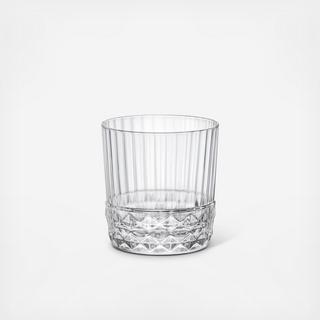 America '20s Double Old Fashioned Glass, Set of 4