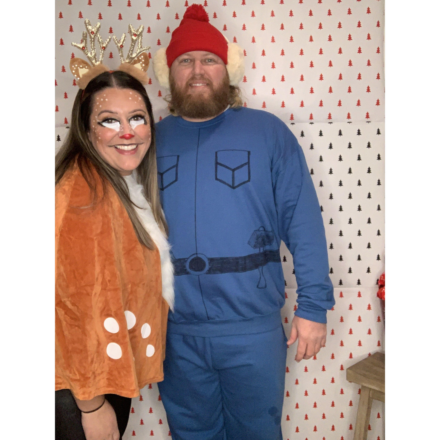 Christmas dress up party at the Dunlop's!