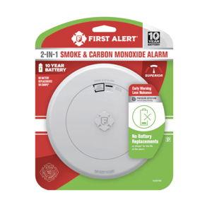 First Alert 10-Year Battery, Battery-operated Photoelectric Combination Smoke and Carbon Monoxide Detector
