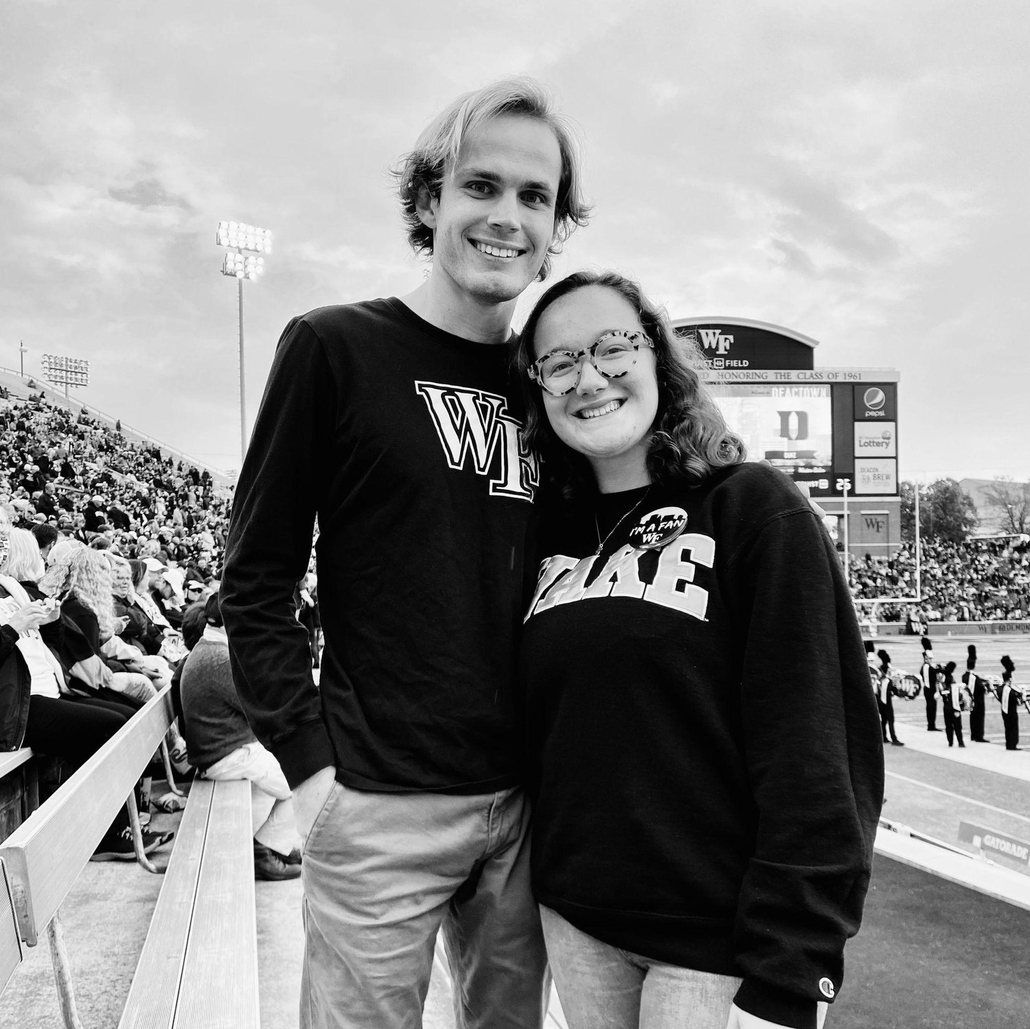 Cheering on the Demon Deacons (October, 2021)