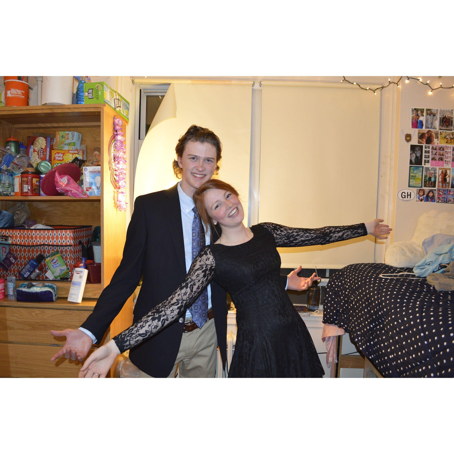 Our first official picture, Bates Gala 2016