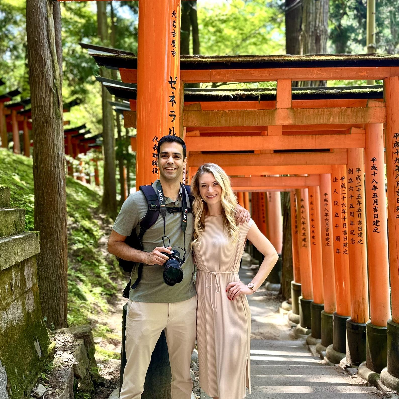 Fushimi Inari shrine in Kyoto, Japan