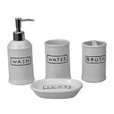 Ceramic Bath Ensemble Set