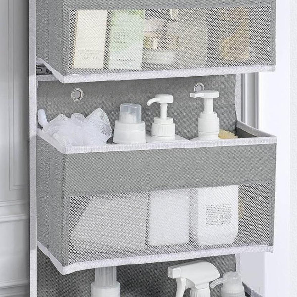 Yecaye 6-Tier Over the Door Storage Organizer - Grey