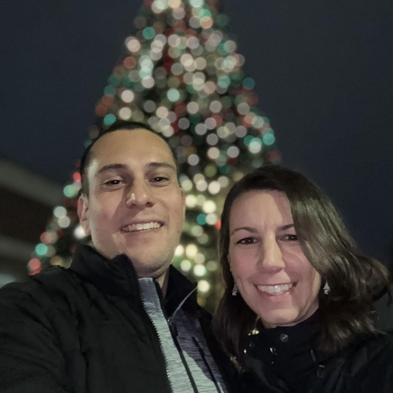 Our first photo together on our 2nd date.