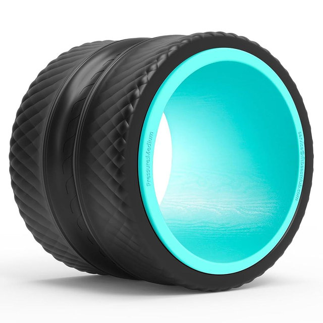 FitBeast Back Roller - Deep Tissue Massage Wheel, Yoga Wheel & Back Stretcher for Pain Relief