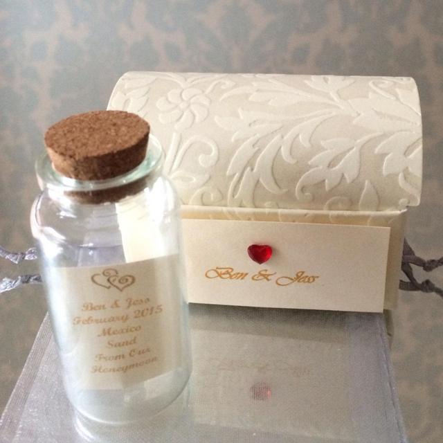 Honeymoon Sand Keepsake Bottle & Chest