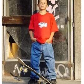Can you guess how old Krisz is here?