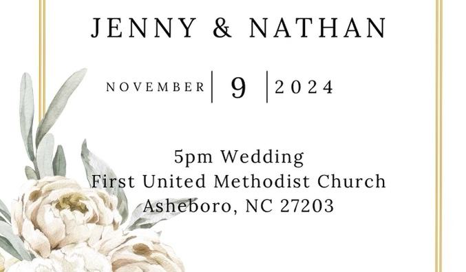 The Wedding Website of Jenny Simpson and Nathan Danus
