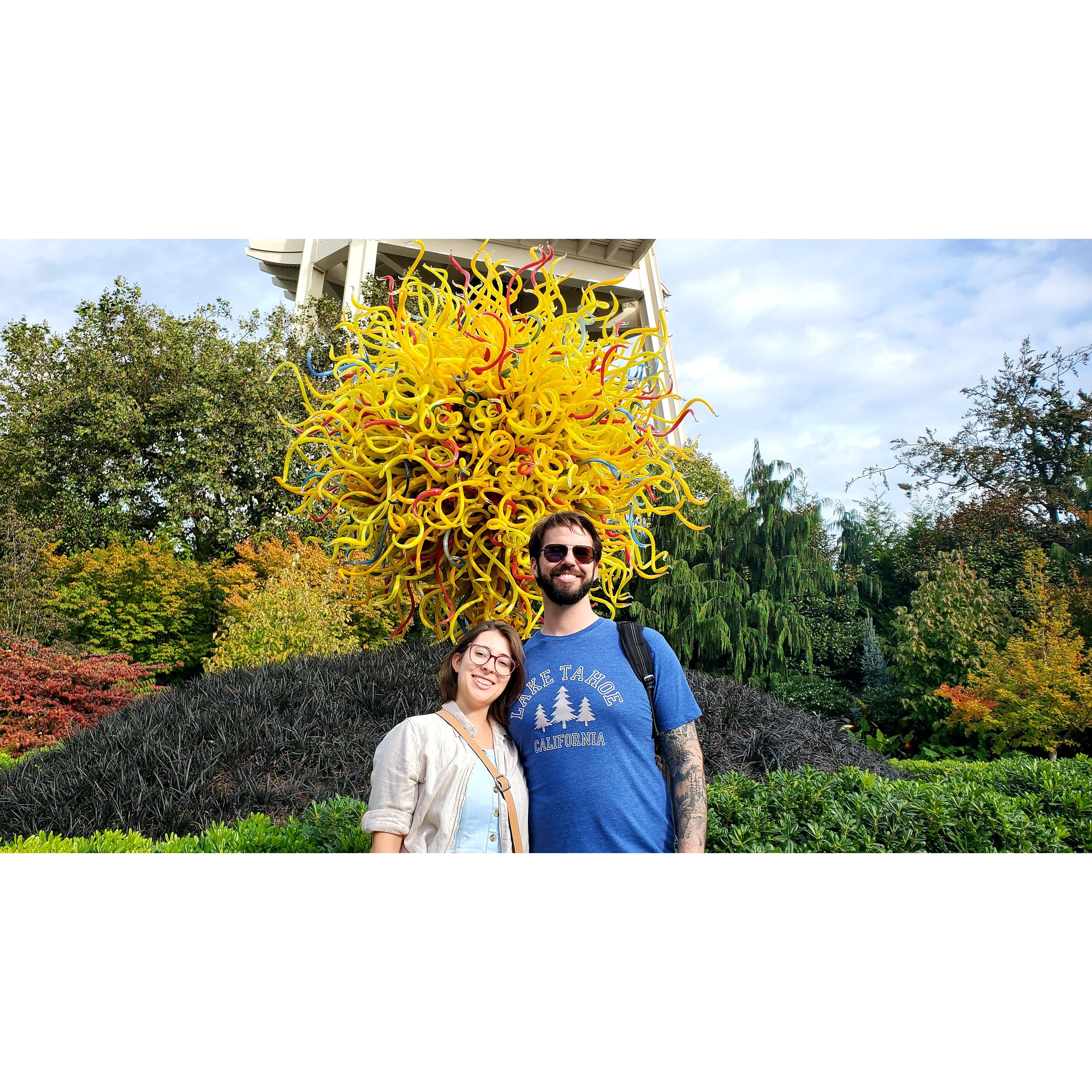 Glass gardens in Seattle