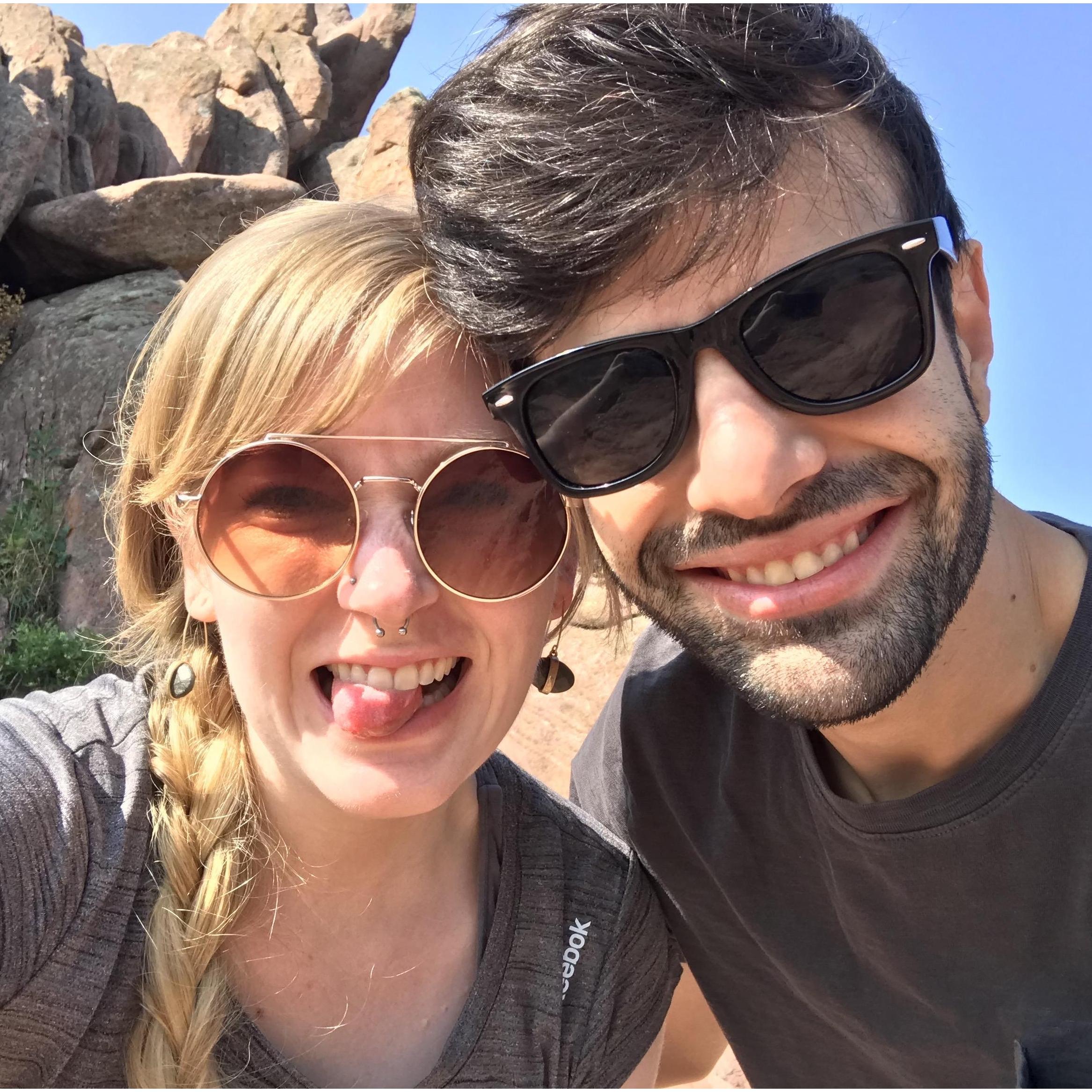 Us going to Colorado for the first time as a couple. Djavan was born and raised in Boulder, Colorado! Summer of 2018.