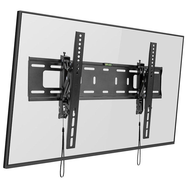 CondoMounts TVAT8164 Advanced Tilt TV Wall Mount for Steel Stud | NO Stud | TV Mount Metal Studs | Holds 100lbs | 37-in. to 80-in. TVs | Includes 200lbs Elephant Anchor Set with Titanium Drill Bit