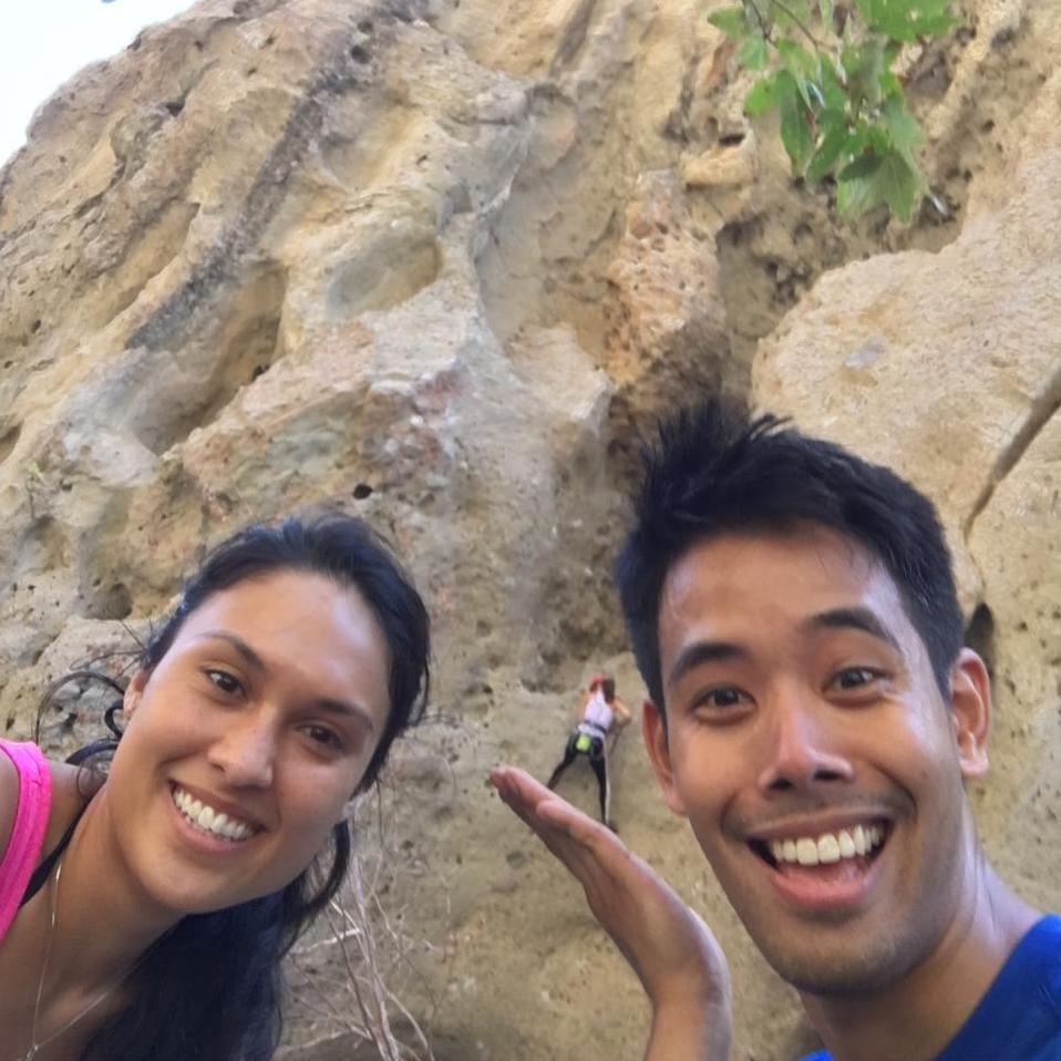 We found a little person hiking!