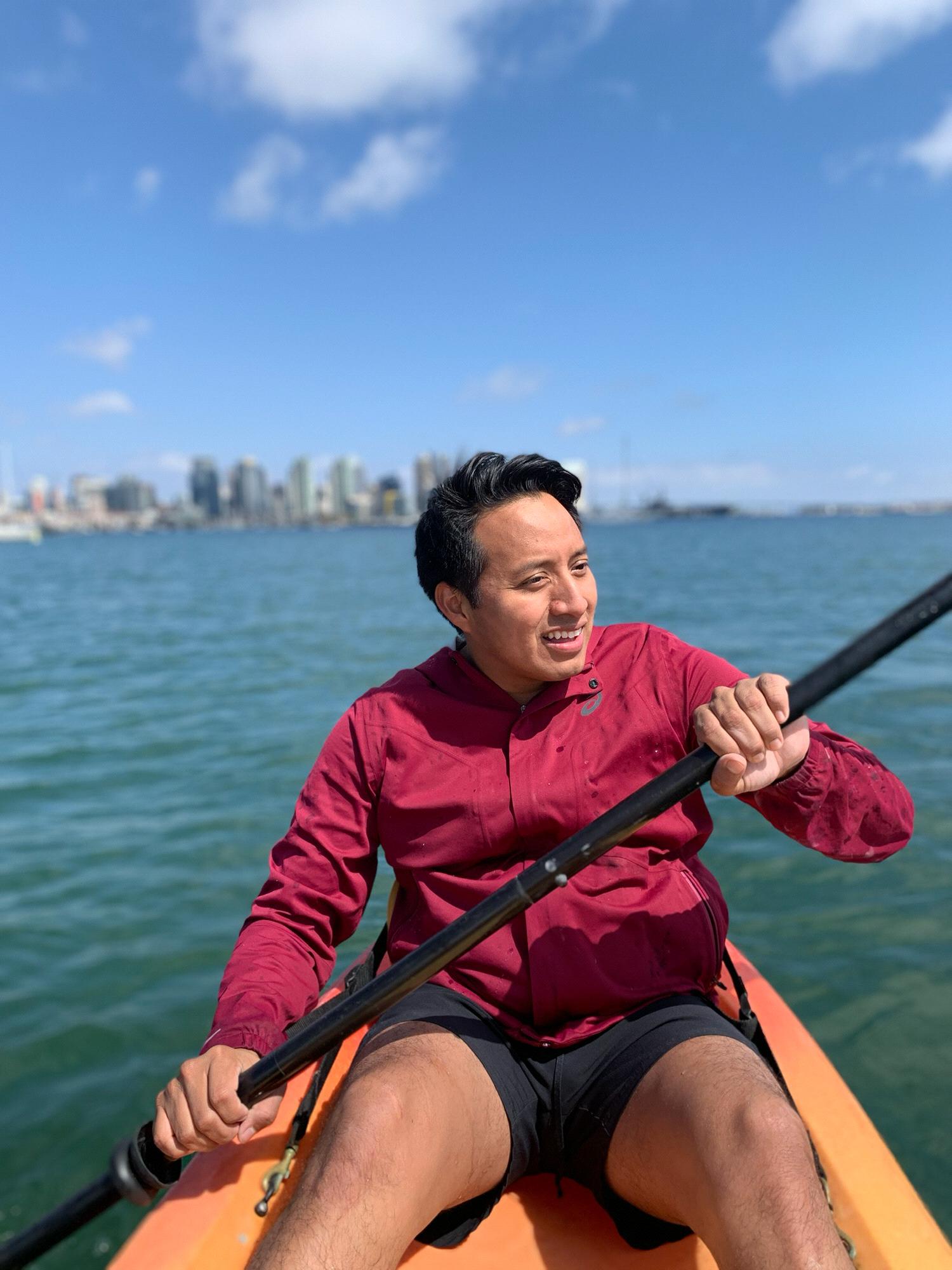 June 1st 2019 - After we got engaged, Manny and I went down to San Diego and celebrated our new engagement with my dad kayaking. 
San Diego, California