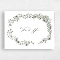 White Wedding Thank You - Taylan Landscape