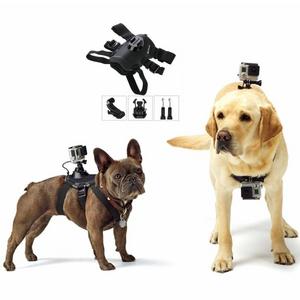 PULUZ Hound Dog Harness Adjustable Chest Strap Mount Belt for GoPro HERO 6/5/5 Session/4 Session/4/3+/3/2/1, Xiaoyi and Other Action Cameras (Dog Harness)