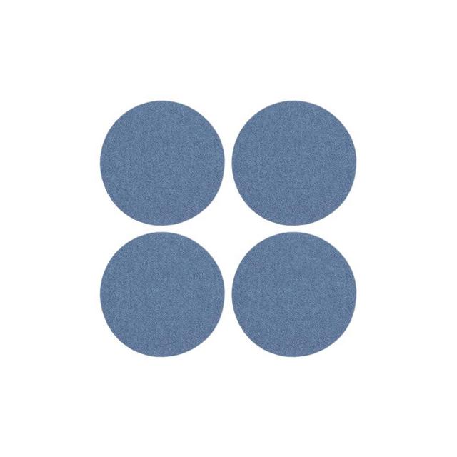 Graf Lantz Bierfilzl Round Felt Coasters - Set of 4-100% Merino Wool - Water-Wicking, Stain-Resistant, Absorbent (Horizon)