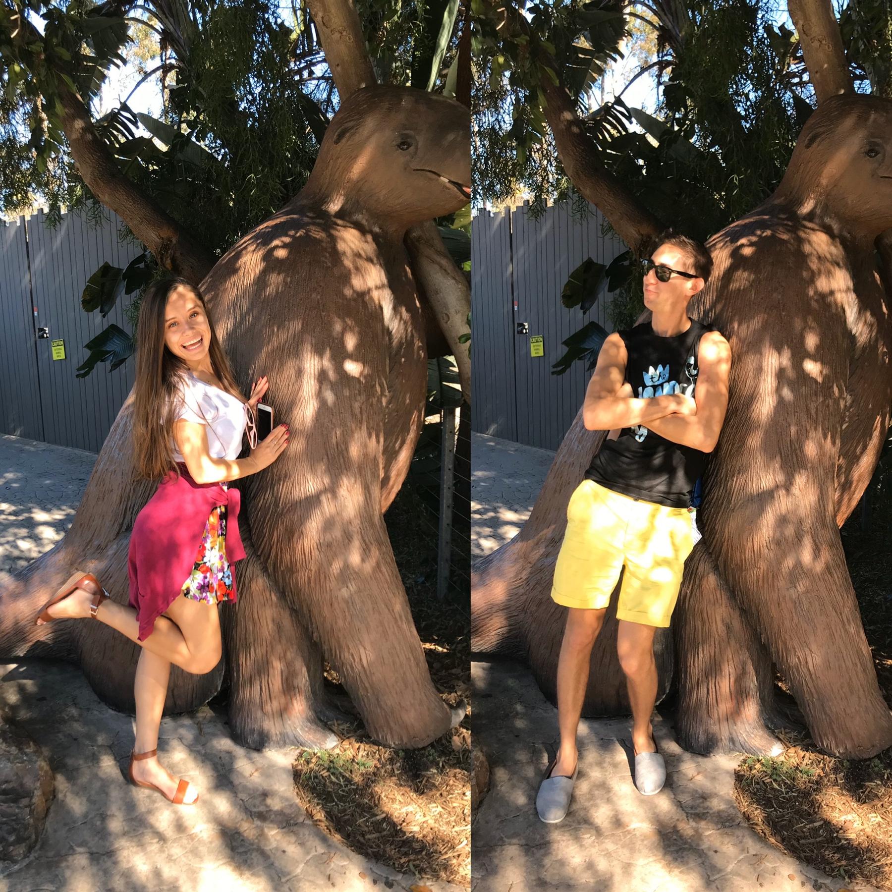 Then came our first anniversary!! These wild animals went to the zoo! 😅♥️🥲