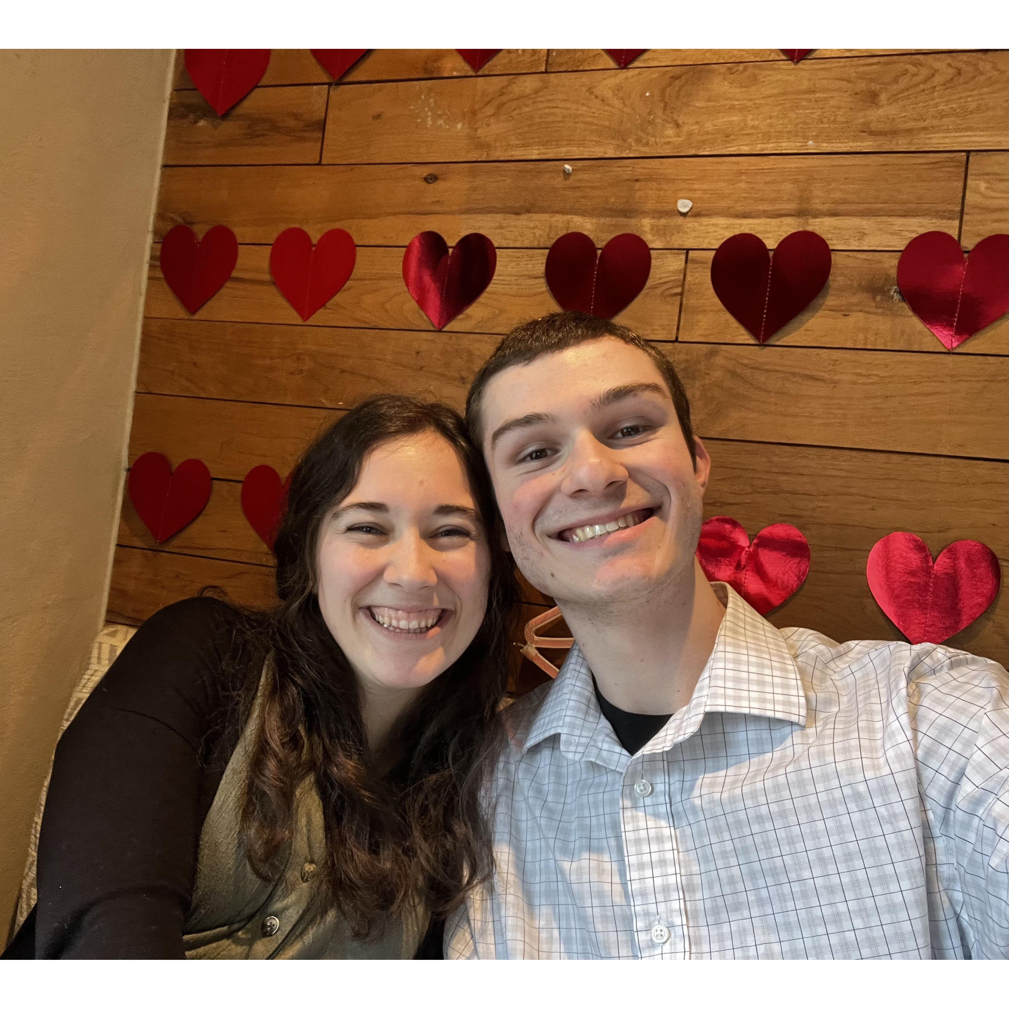 Our first Valentines Day together!