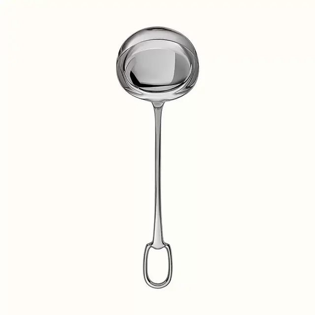 Hermes Attelage steel soup ladle