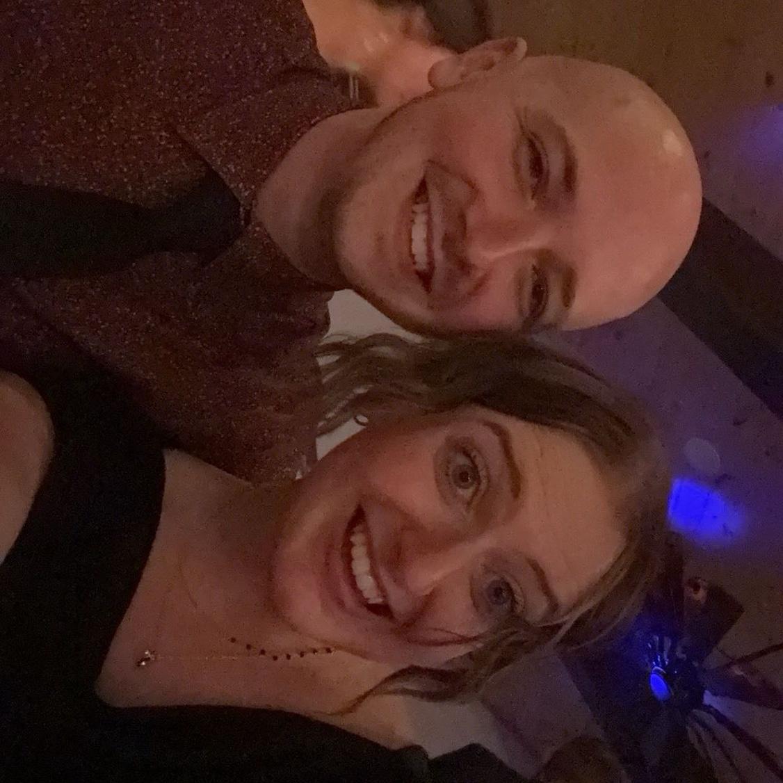 Celebrating Trevor and Simone getting married!