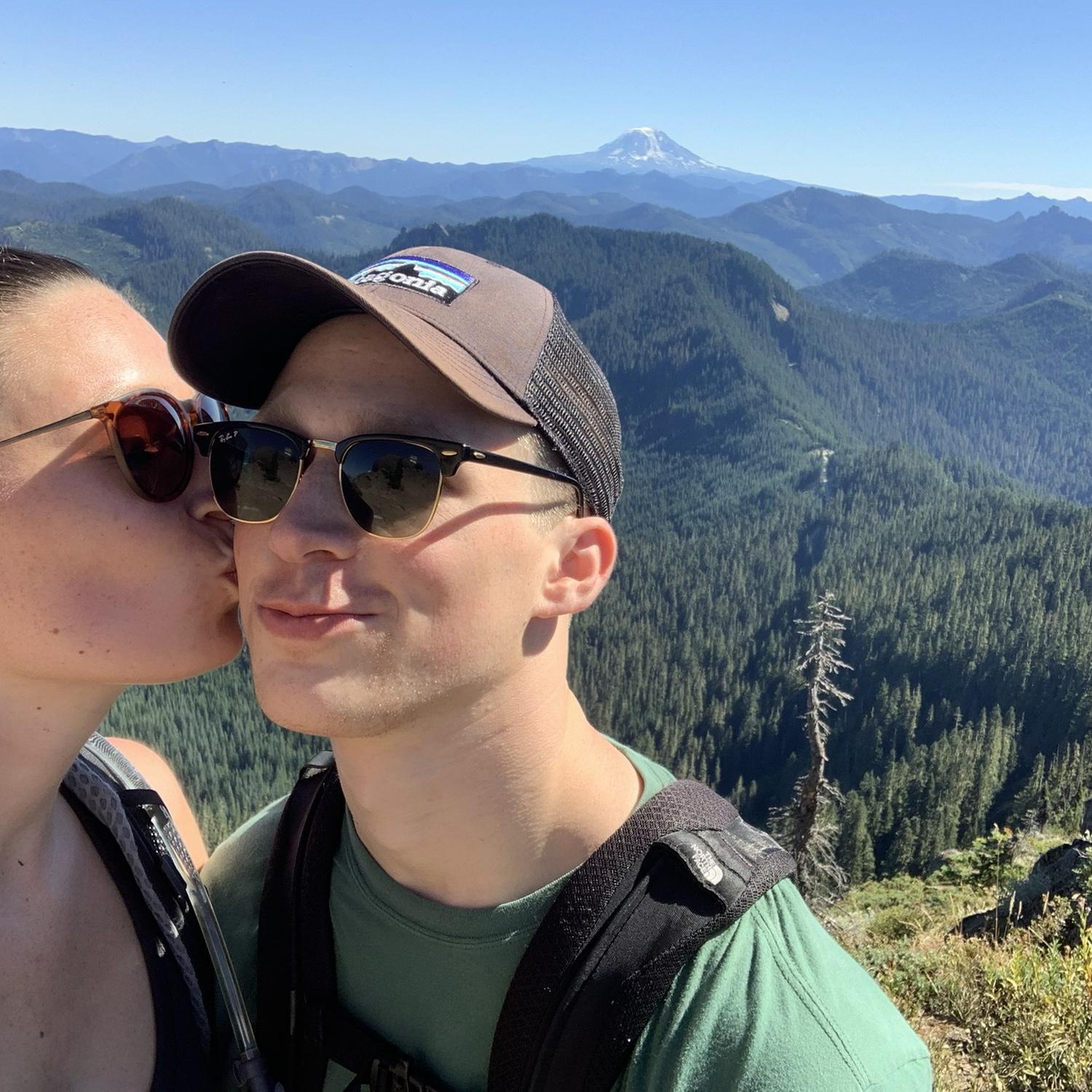 O & K’s first solo trip to the PNW exploring Mt. Rainer National Park—still one of their favorite trips to date!